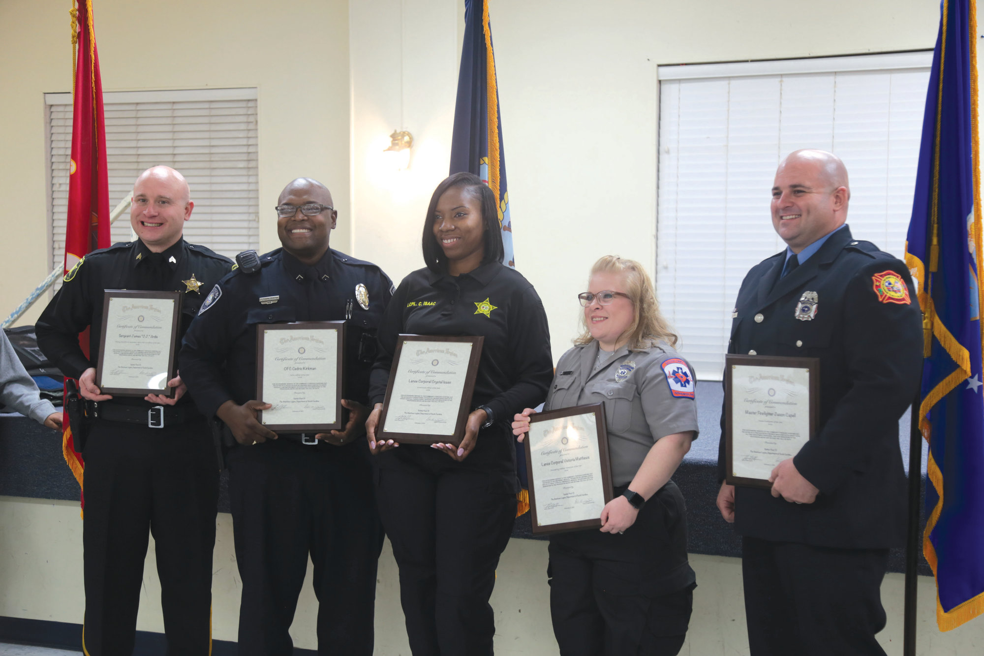 5 first responders awarded for their service to Sumter in 2018 | The Sumter  Item